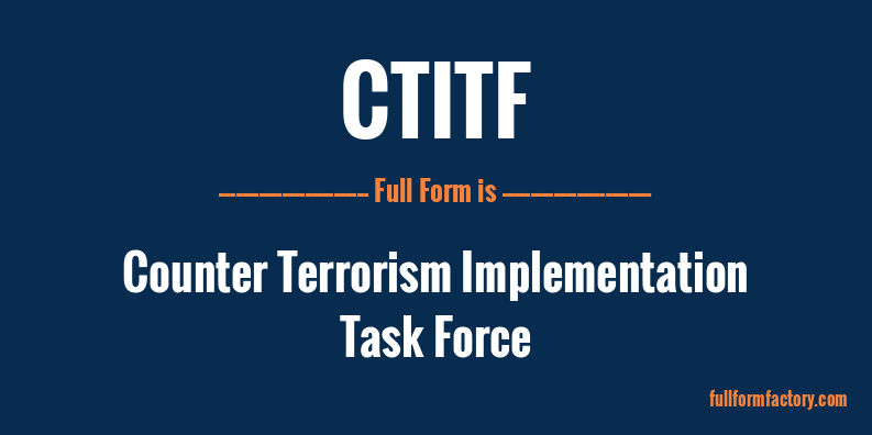 ctitf-full-form