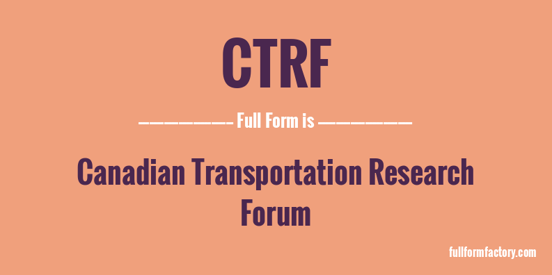 ctrf-full-form