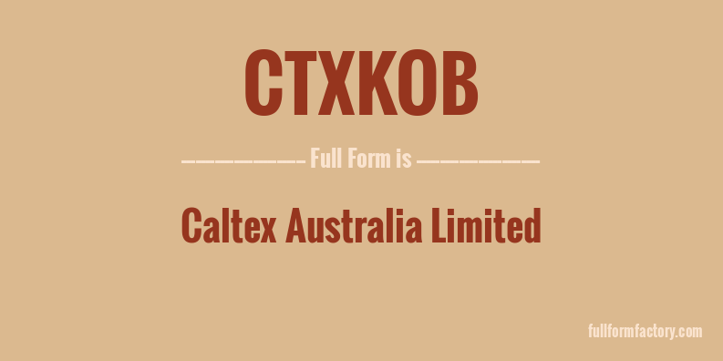 ctxkob-full-form