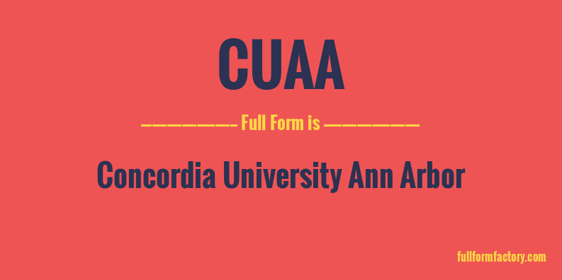cuaa-full-form