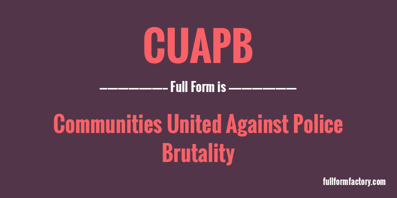 cuapb-full-form