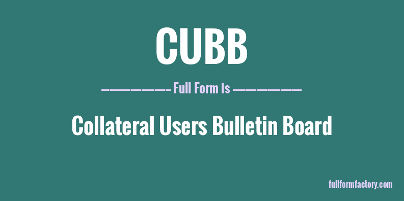 cubb-full-form