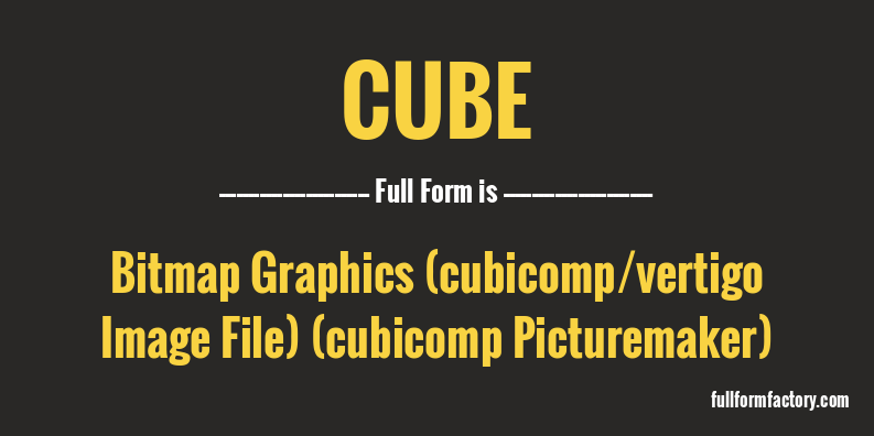 cube-full-form