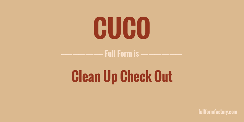 cuco-full-form