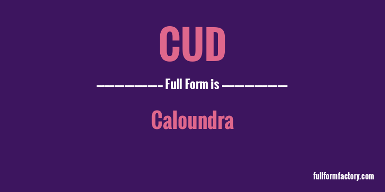 cud-full-form