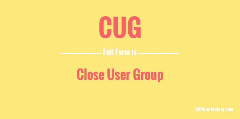 cug-full-form