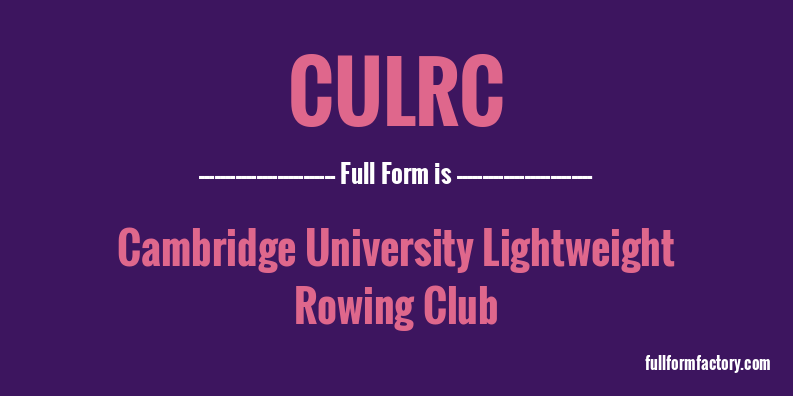 culrc-full-form