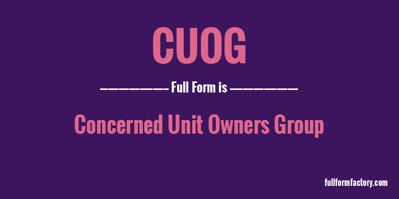 cuog-full-form