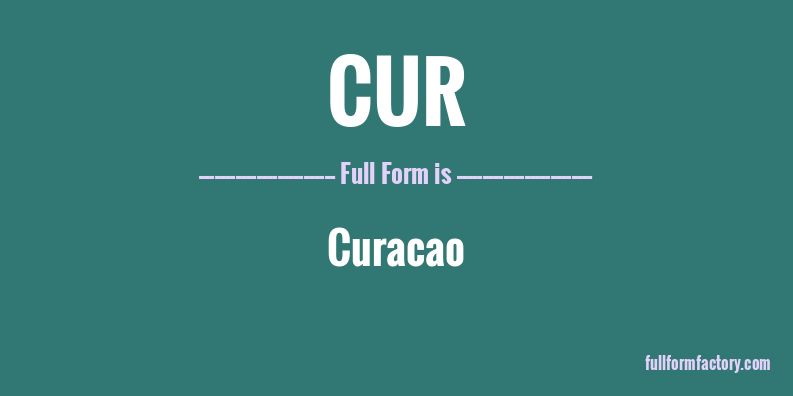 cur-full-form