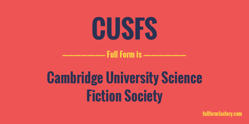 cusfs-full-form