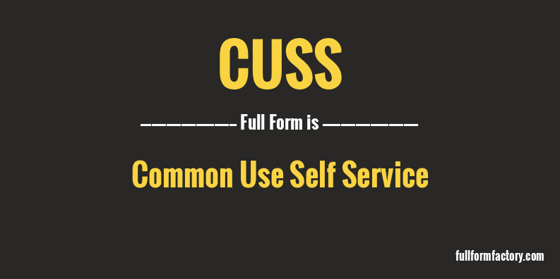 cuss-full-form