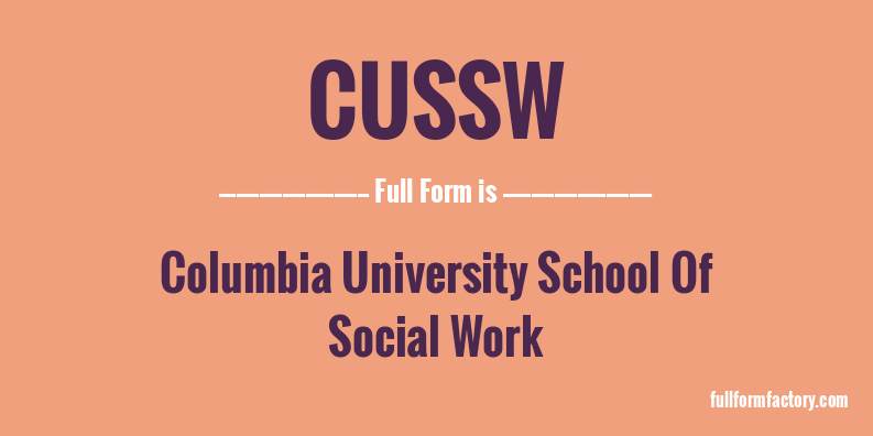 cussw-full-form