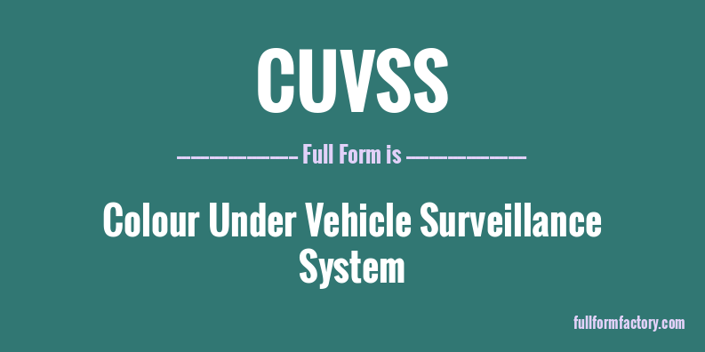 cuvss-full-form