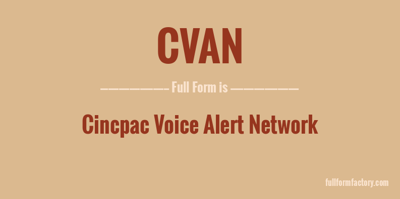 cvan-full-form