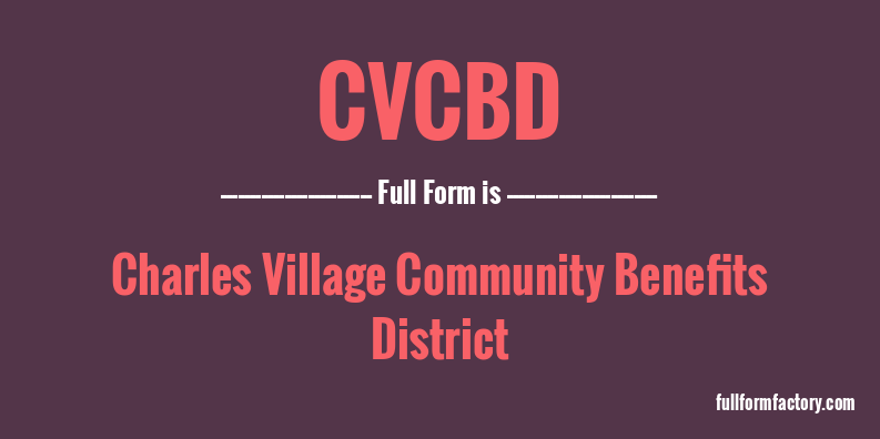 cvcbd-full-form