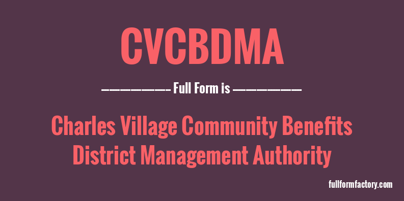 cvcbdma-full-form