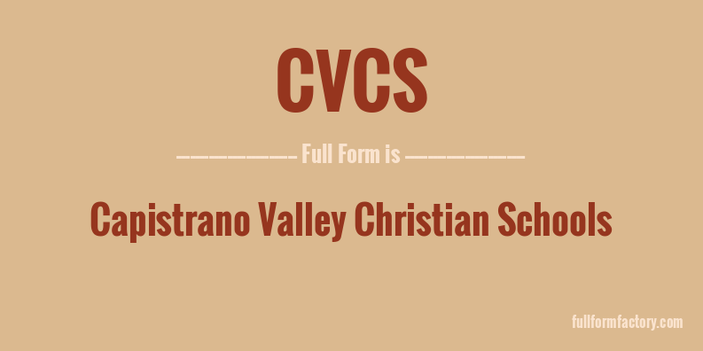 cvcs-full-form