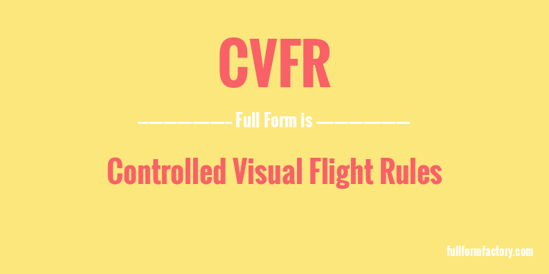 cvfr-full-form