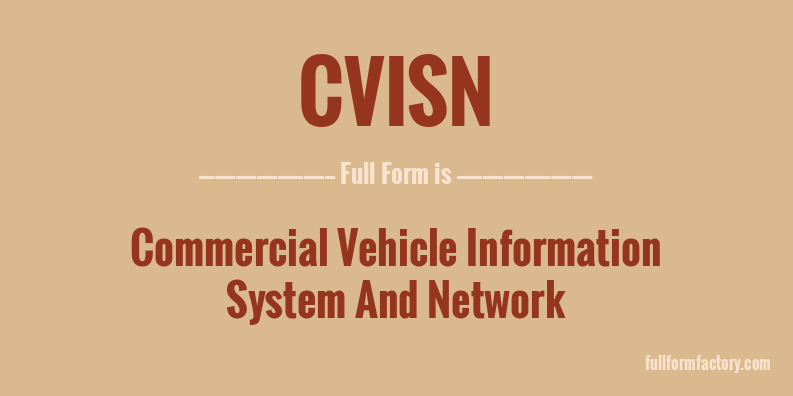 cvisn-full-form