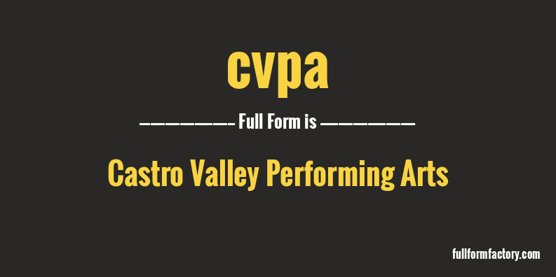 cvpa-full-form