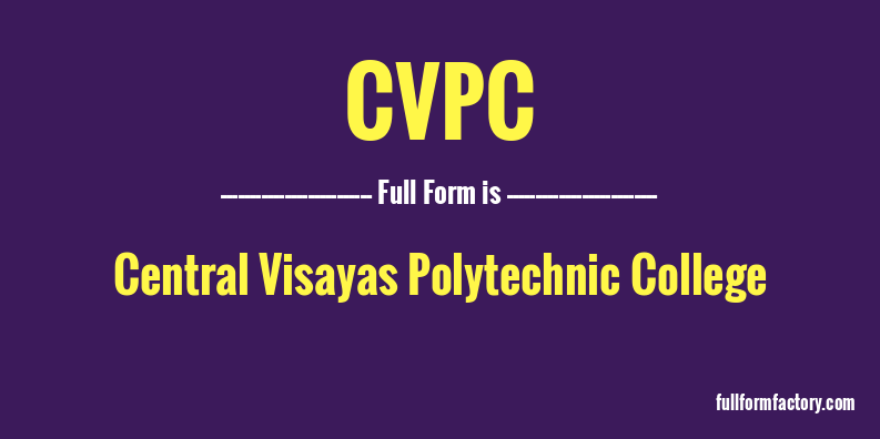 cvpc-full-form