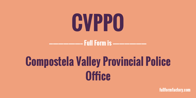 cvppo-full-form