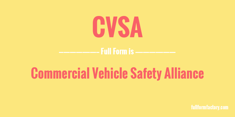 cvsa-full-form