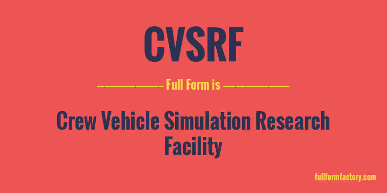 cvsrf-full-form