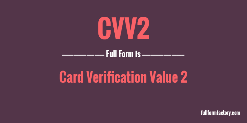 cvv2-full-form