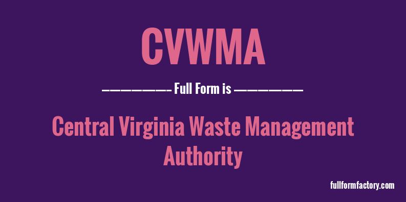 cvwma-full-form