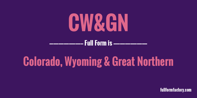 cw&gn-full-form