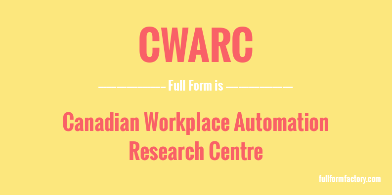 cwarc-full-form
