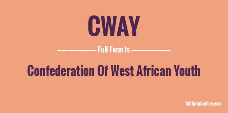 cway-full-form