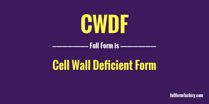 cwdf-full-form