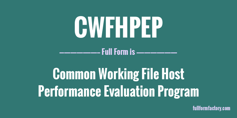 cwfhpep-full-form