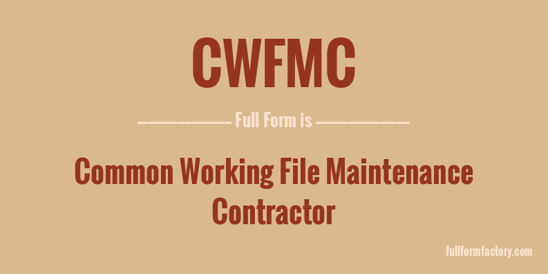 cwfmc-full-form