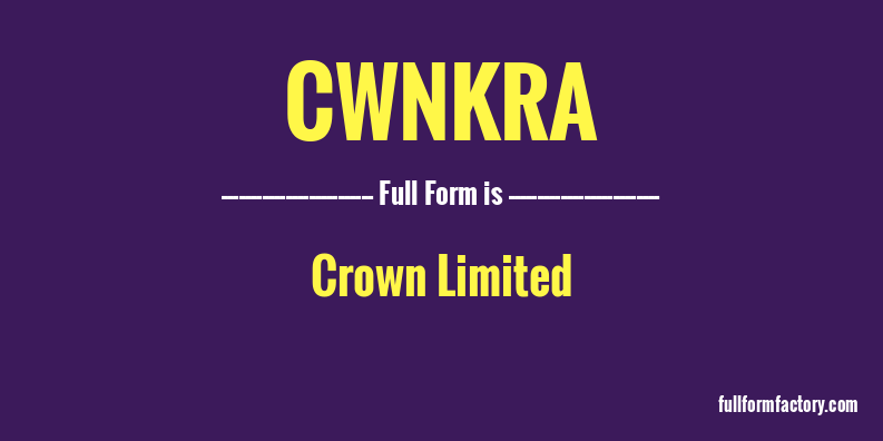 cwnkra-full-form