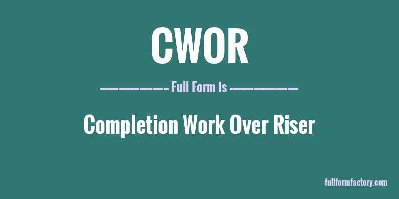 cwor-full-form