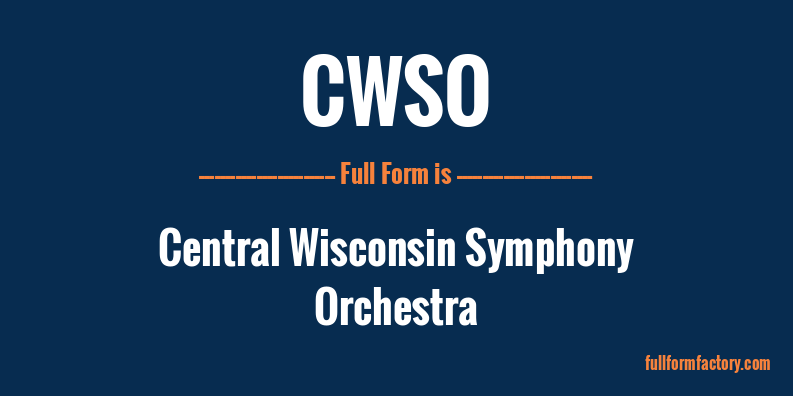 cwso-full-form