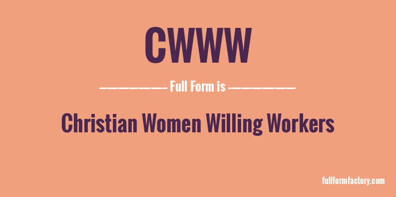 cwww-full-form