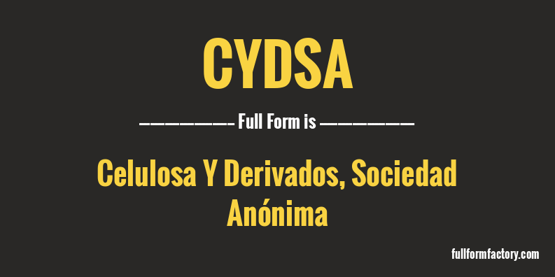 cydsa-full-form