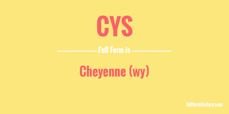 cys-full-form