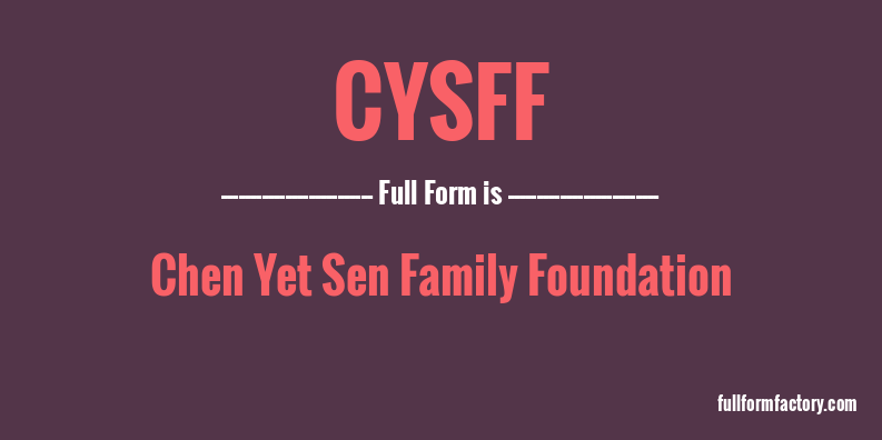 cysff-full-form