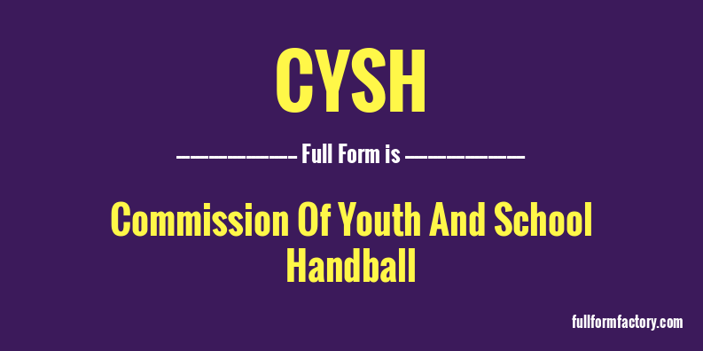 cysh-full-form