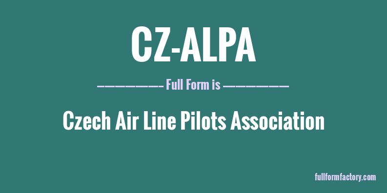 cz-alpa-full-form