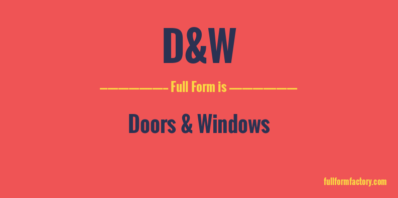 d&w-full-form