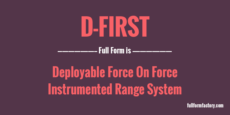 d-first-full-form