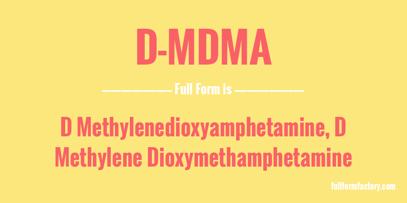 d-mdma-full-form