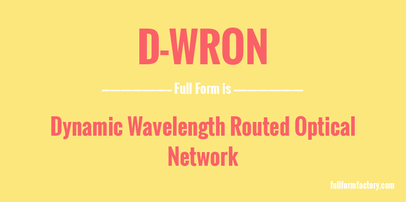 d-wron-full-form