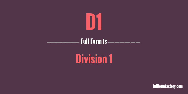 d1-full-form